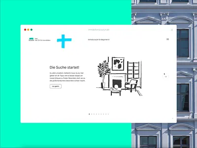 Suchen — Finden – Einziehen animation horizontal principle scrolling ui