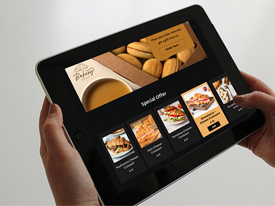 Bakery shop web design