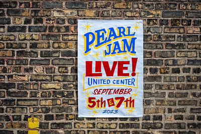 Pearl Jam Hand Painted Poster - Sign painting by Right Way Signs chicago design mural murals poster sign signs