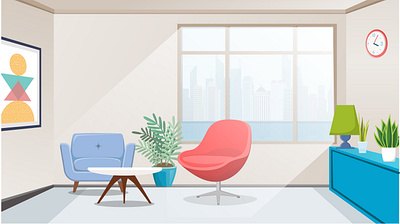 Room Background Cartoon background cartoon clean free interior minimalist modern room simple