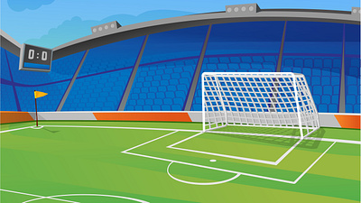 Soccer Cartoon Background background free cartoon field soccer stadium