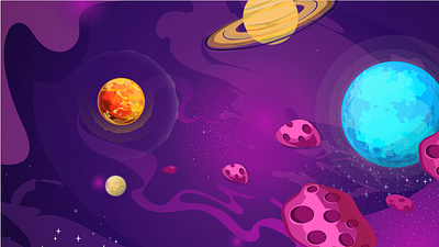 Space Background Cartoon background cartoon colorful explore galaxy meteor planet space univerce