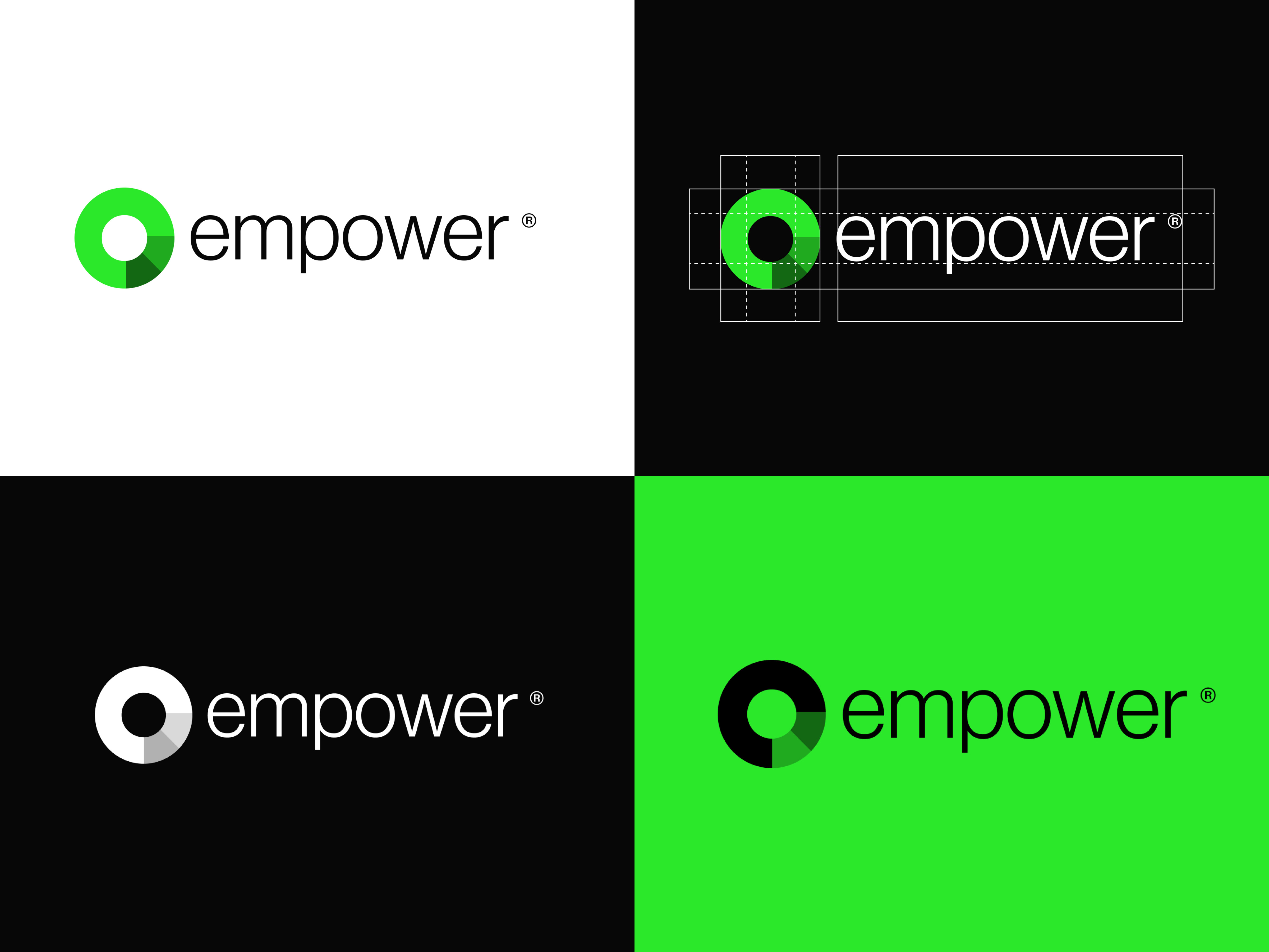 Empower Finance Service Management: logo design, visual identity