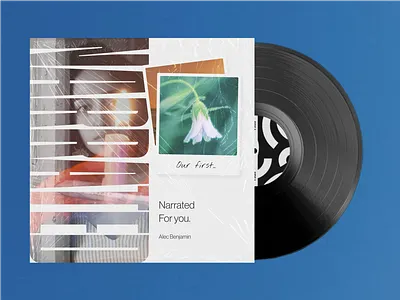 Narrated for you - Album Cover Design album album cover apple music branding cover design design graphic graphic design motion graphics music music app music graphic playlist poster poster design record design record player spotify ui ux