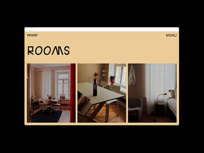 Richter website horeca hotel landing landing page layout resposive web web design website