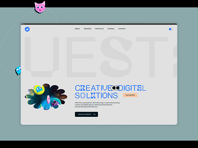 Blue Stag Studio | Agency website animation design ui ux web