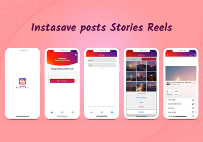 InstaSave App insta reels saver insta stories saver instagram instasave post reels saver stories stories saver