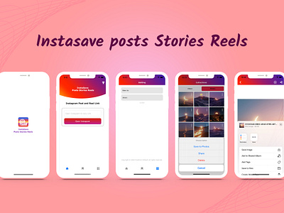InstaSave App insta reels saver insta stories saver instagram instasave post reels saver stories stories saver