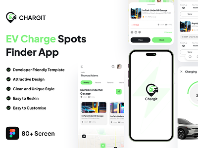 ChargIT: Empower Your Journey, One Charge at a Time. carging spot finding charging electric electric car electric vehicle electric vehicle app electric vehicle charging app ev ev app ev app ui ev charge app ev charger app ev charging app ev charging station app ev ui design app fluttertop mobile app tesla uikit vehicle