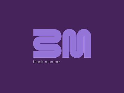 Black Mamba branding graphic design logo logo design logotype