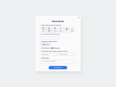 Daily UI Design/ Pop up form input pop up ui upload file