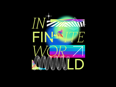 Infinite World branding design graphic design illustration