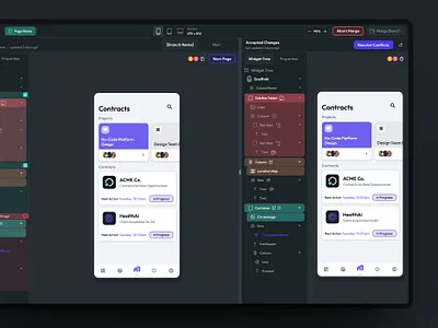 FlutterFlow Branching (Concept) branching flutterflow git git branching lowcode no code resolve conflicts ui