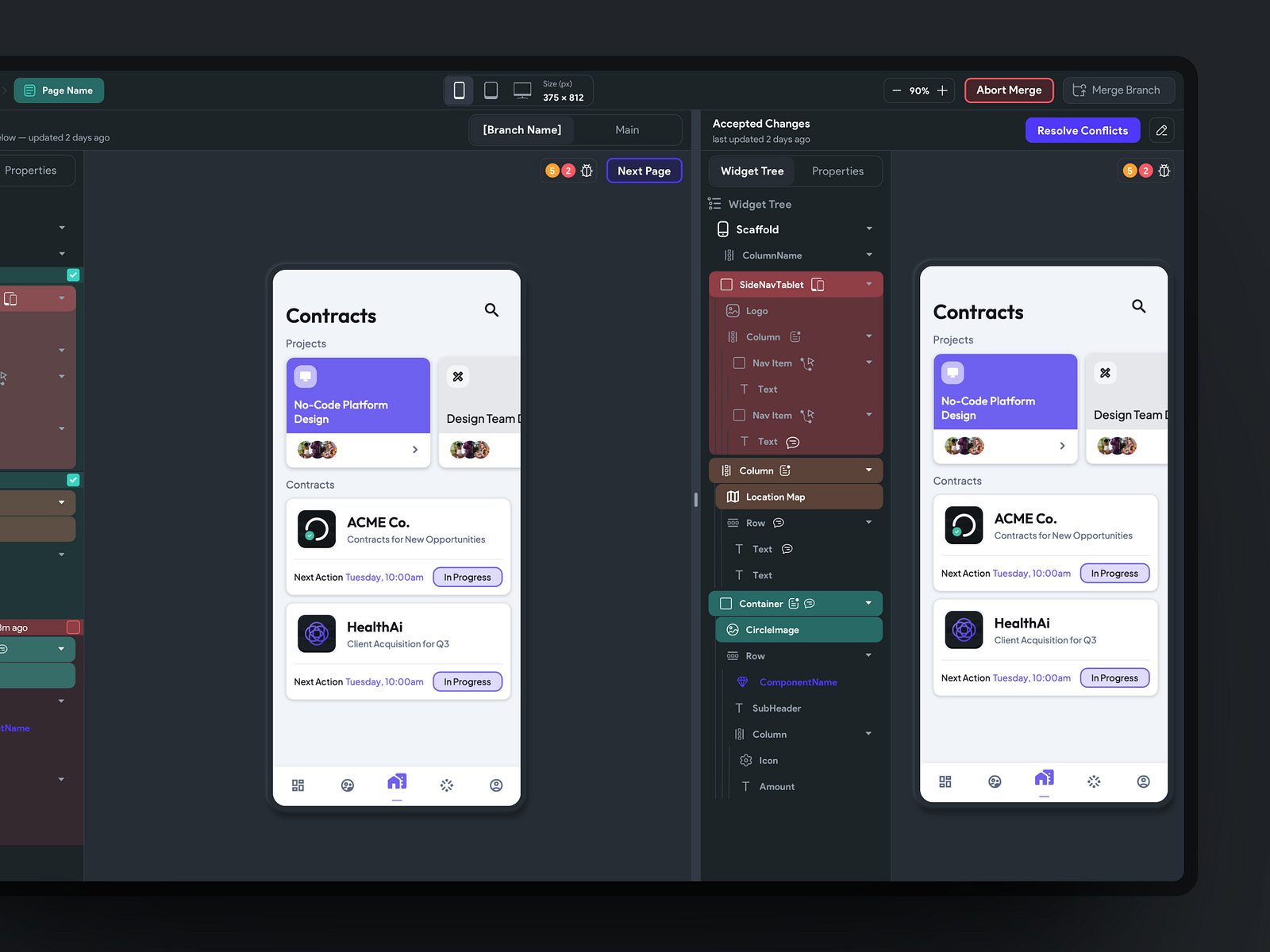 Andrew Daniels / Projects / Flutterflow Template Screens Dribbble