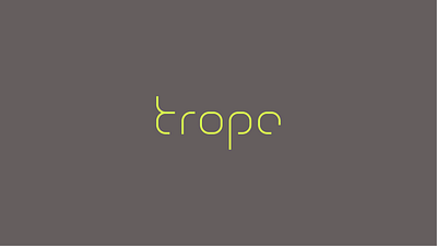 Trope brand design branding graphic design logo design logotype