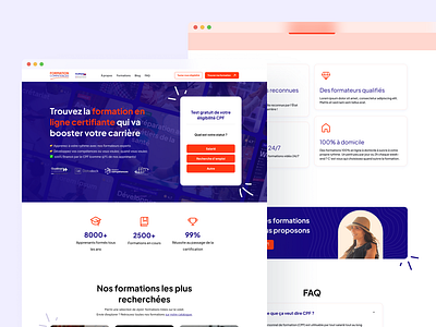 Formation Competence - Website branding design graphic design illustration logo ui ux webdesign webflow website