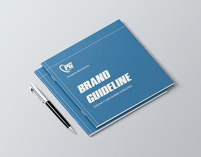 PG Contractors - Logo + Brand Guideline brand guide branding graphic design logo