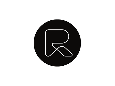 R and roof brand branding design elegant graphic design illustration letter line linear logo logotype mark minimalism minimalistic modern r roof sign