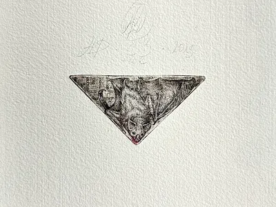 Bat art artprint cover design engraving illustration print typography