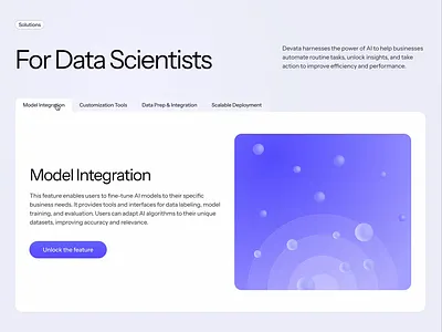 Solutions 3d figma framer section tabs ui visual website