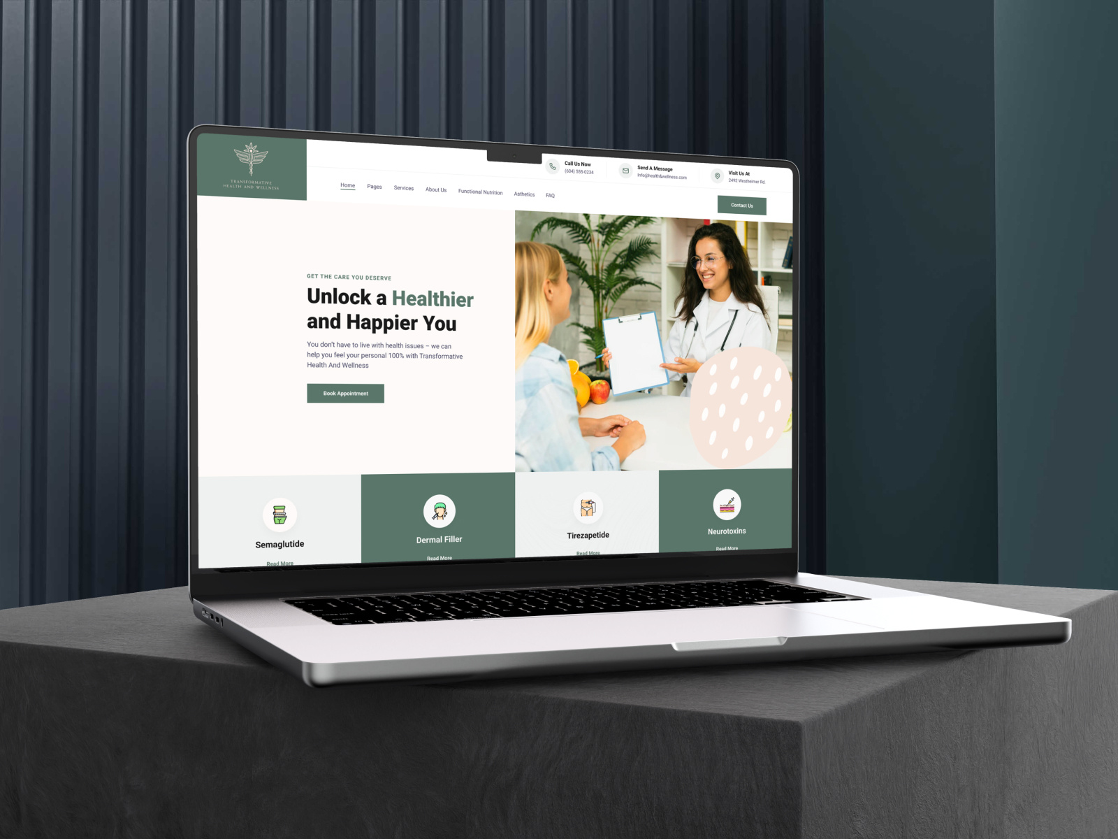 Transformative Health & Wellness Website UI codestitch creative diet doctor fitness health landing page medical meditation mental health minimal skincare sports transformation ui uidesign ux web wellness yoga