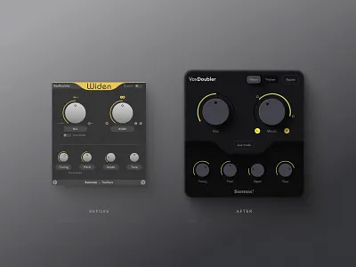 Sonnox VoxDoubler Concept app audio design interface music plugin product ui ux vst