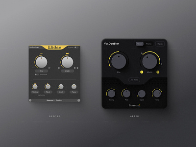 Sonnox VoxDoubler Concept app audio design interface music plugin product ui ux vst