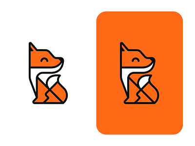Linear fox animal brand branding character design elegant fox graphic design illustration line linear logo logotype mark mascot minimalism minimalistic modern sign