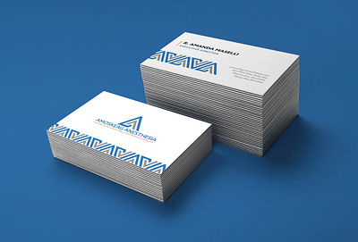 Amoskeag Anesthesia Business Card branding design graphic design identity
