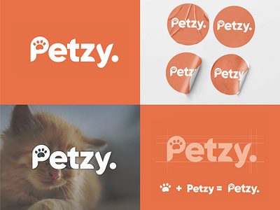 Petzy brand design visual identity, pet brand logo design brand guideline brand identity design brand logo brandi identity brandidentity branding branding design design illustration pet pet branding pet logo pet shop logo petzy ui