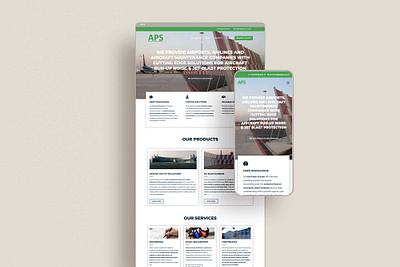 Web Design - APS Germany desktop mobile ui web design