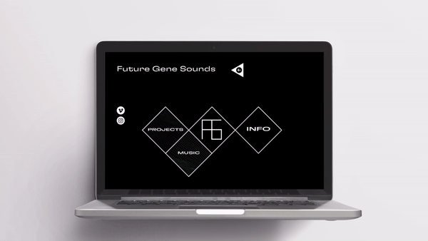 Future Gene Sounds - web design branding graphic design ui visual identity web design