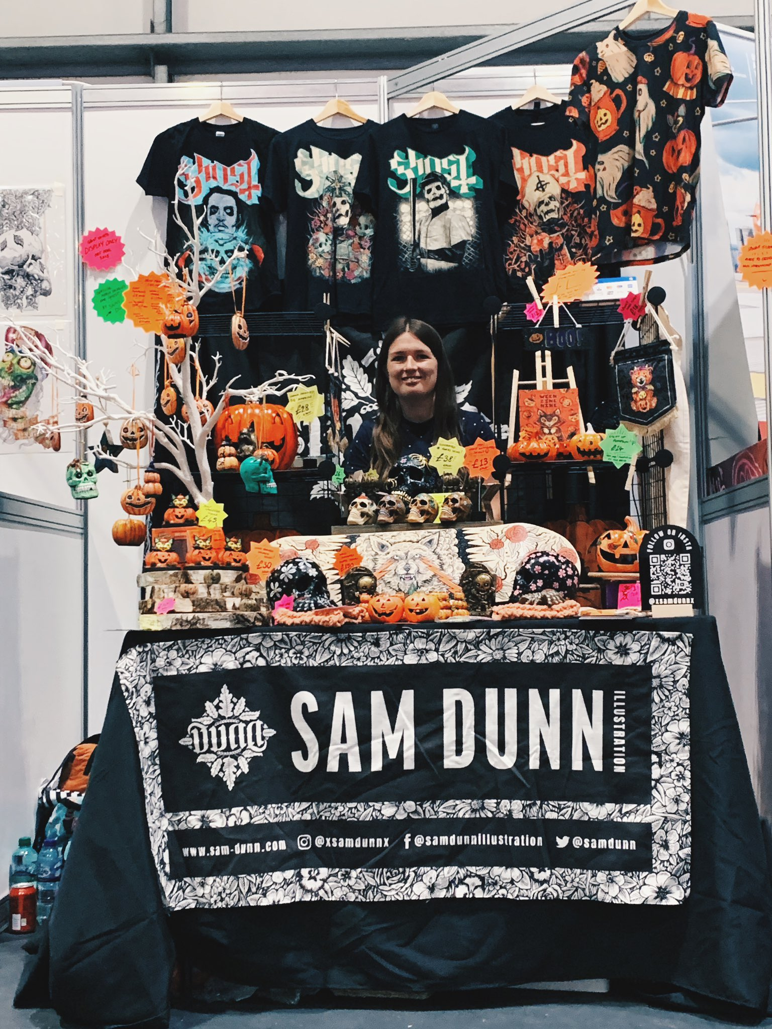 Big London Tattoo Show art artist alley convention drawing exhibition halloween hand drawn hand painted illustration market spooky art