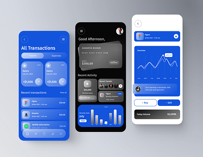 Financial Service App - Mobile Banking banking design designer figma financemanagement fintech fintechapp mobileapp money problemsolving productdesign ui uiux uiuxdesign uxdesign uxdesigner