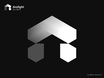 Arclight (for sale) architect brand identity branding build buildings construction home home repair house icon logo logo animation logo procces logo tutorial logos logotype marin marin gorea renovation tutorial