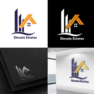 Elevate Estates Logo adobe illustrator adobe photoshop brand design branding design logo logo logo design logo designer minimal logo product design real estate real estate banner real state