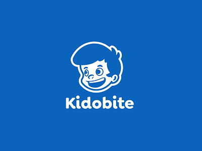 Kidobite - Logo Design abidisnerd branding child food logo child logo design food logo graphic design illustration kid logo kid mascot logo kidobite kidobite logo design logo logo design mascot loog minimalist logo