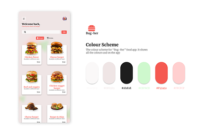 Colour scheme app design typography ui ux