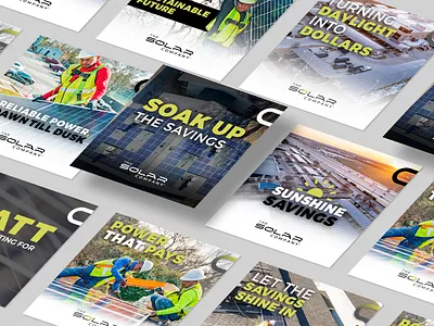 Tagline Social Graphics - The Solar Company digital marketing facebook green instagram slogans social media solar solar power taglines