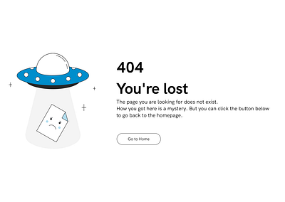 404 Webpage :) design typography ui ux
