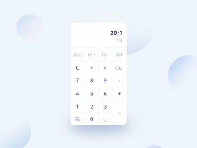 Calculease: Intuitive Calculator Interface apple calculator blue calculator screen redesign ui