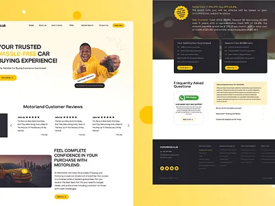Motorlend Landing Page UI Design behance car related website car related website ui design car website page car website ui design car website uiux design dribbble dribble landing page landing page ui template landing page website ui design motor.market motorlend motorlend.co.uk portfolio ui design uiux uiux design uiux website design website design
