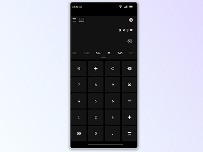 Evolve Calculator calculator calculator app dailyui dailyui004 design ui uiux design ux website