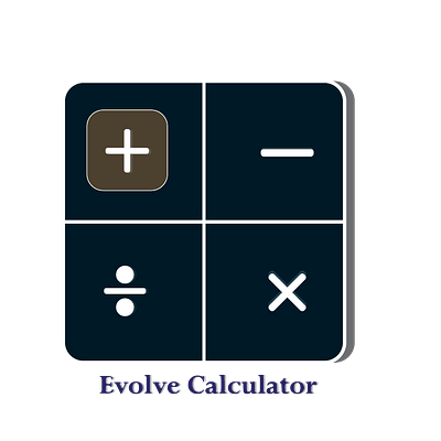 Evolve Calculator Icon branding design illustration logo ui uiux design ux website