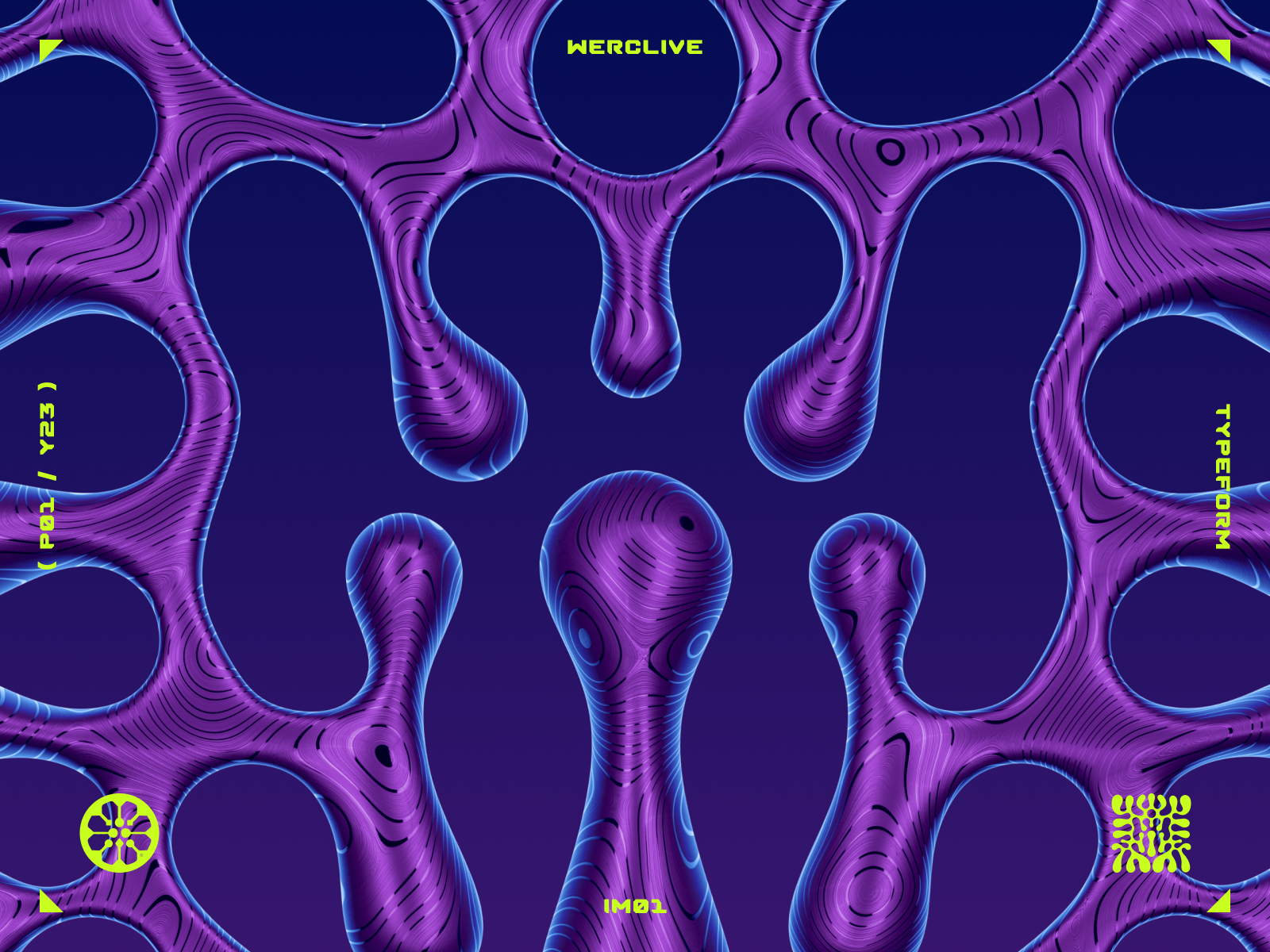 TYPEFORM : IM01 3d art branding digital font identify illustration letter logo logotype mase maserekt monogram symbol type foundry typeface typeform typography ui werclive