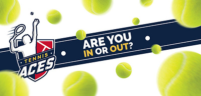 Tennis Aces Brașov branding design illustration logo vector