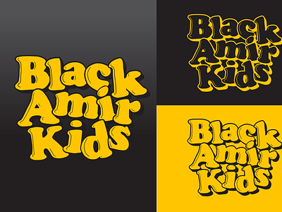 Black Amir Branding + Misc Projects apparel black amir branding clothing lettering logo streetwear