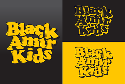 Black Amir Branding + Misc Projects apparel black amir branding clothing lettering logo streetwear