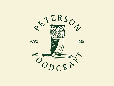 Peterson Foodcraft branding graphic design logo