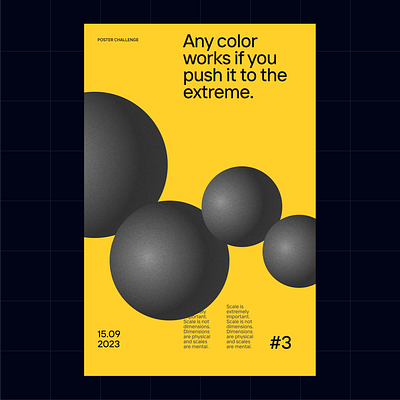 Poster #3 graphic design